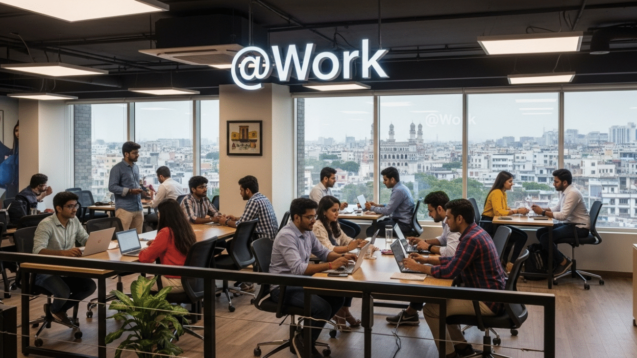 @Work Coworking Space in Hyderabad