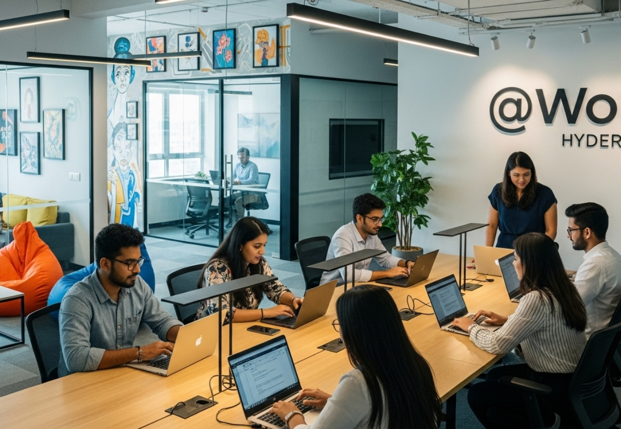 @Work Different from Other Coworking Brands in Hyderabad