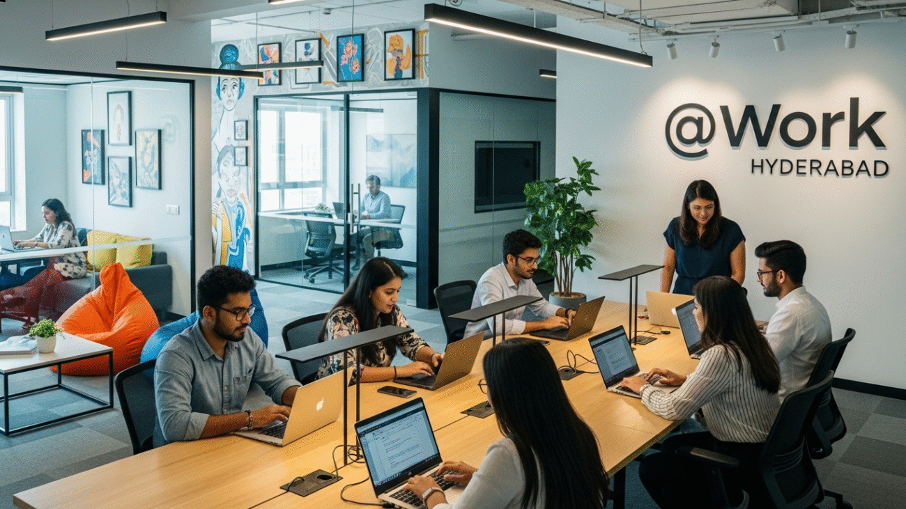 @Work Different from Other Coworking Brands in Hyderabad