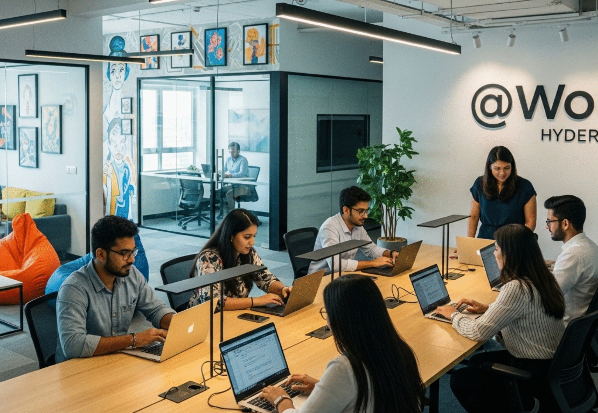@Work Different from Other Coworking Brands in Hyderabad