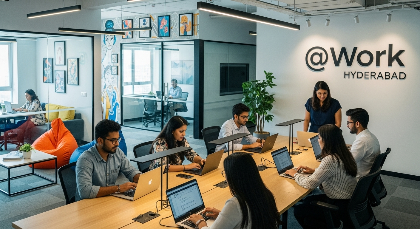 @Work Different from Other Coworking Brands in Hyderabad