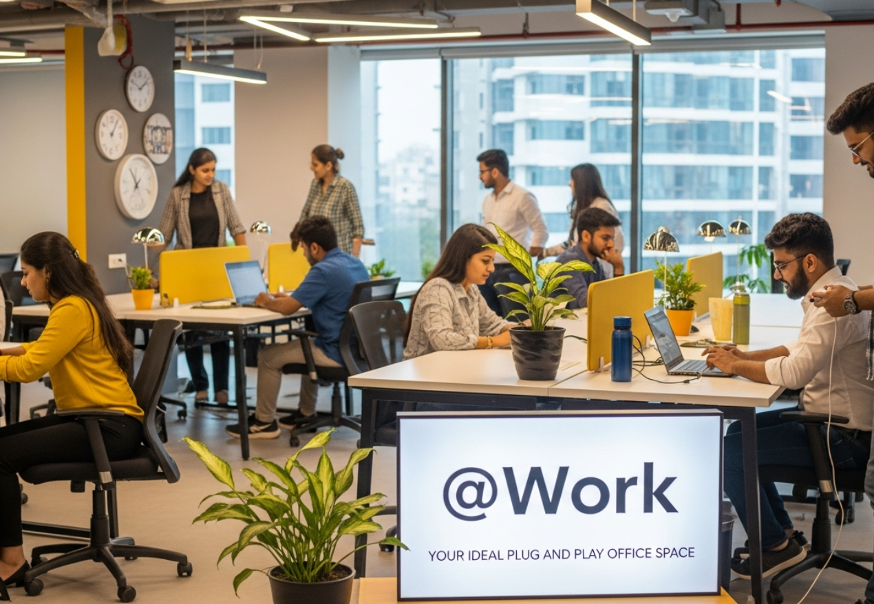 @Work Is the Best Choice for Plug and Play Office Spaces in Hyderabad