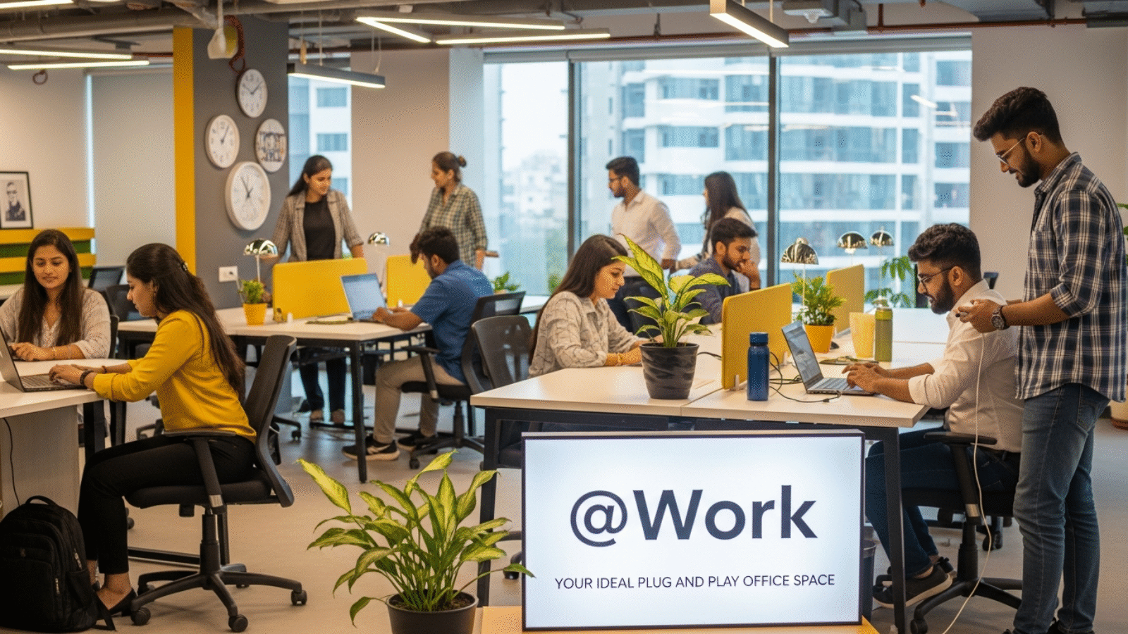 @Work Is the Best Choice for Plug and Play Office Spaces in Hyderabad