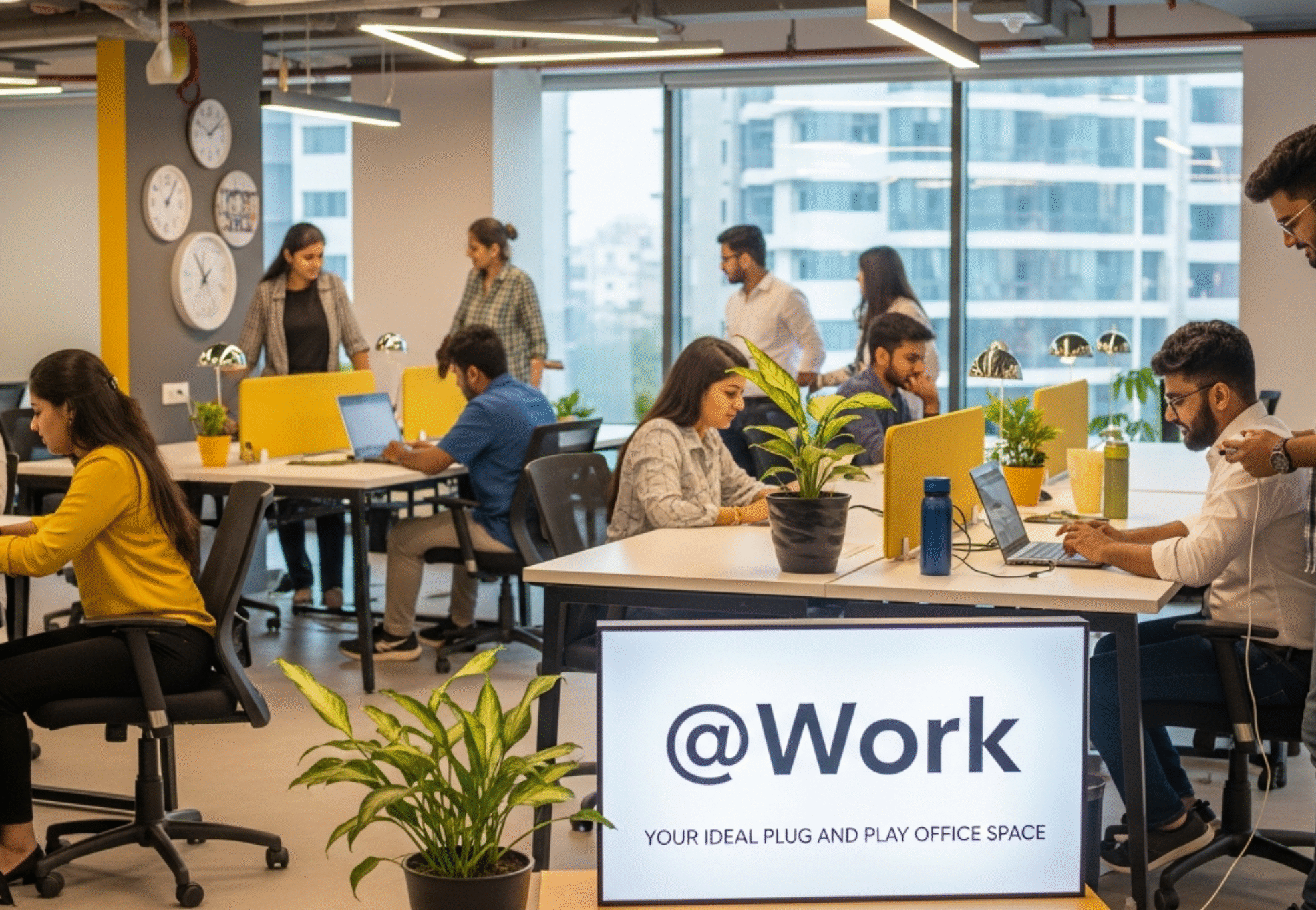 @Work Is the Best Choice for Plug and Play Office Spaces in Hyderabad