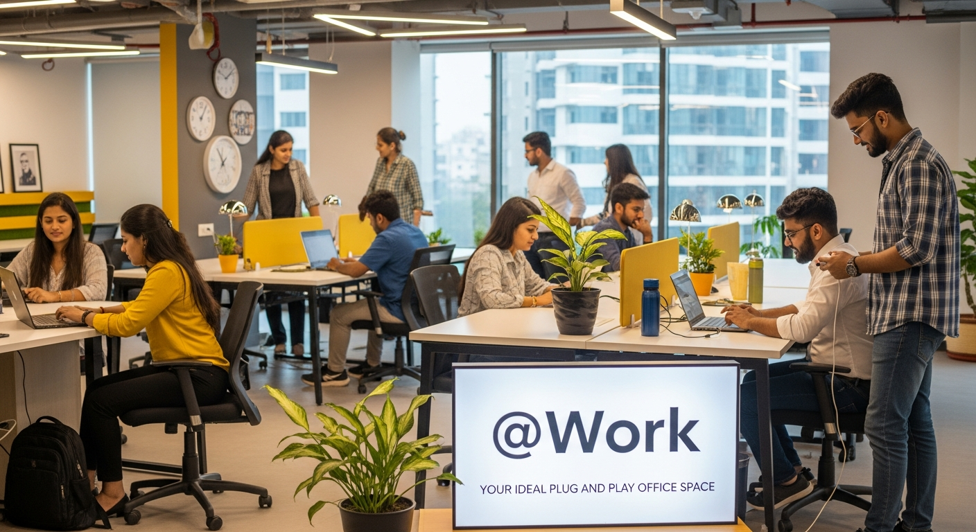 @Work Is the Best Choice for Plug and Play Office Spaces in Hyderabad