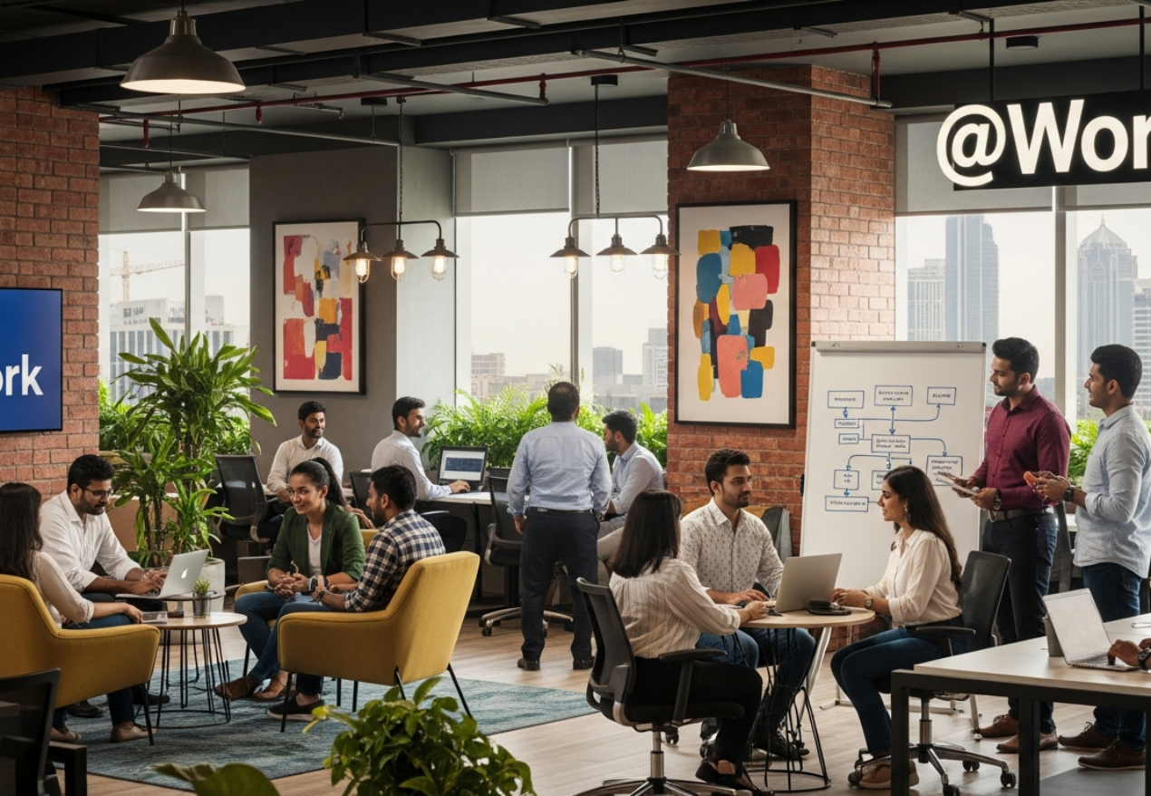 @Work Is the Best Shared Work Space in Gachibowli