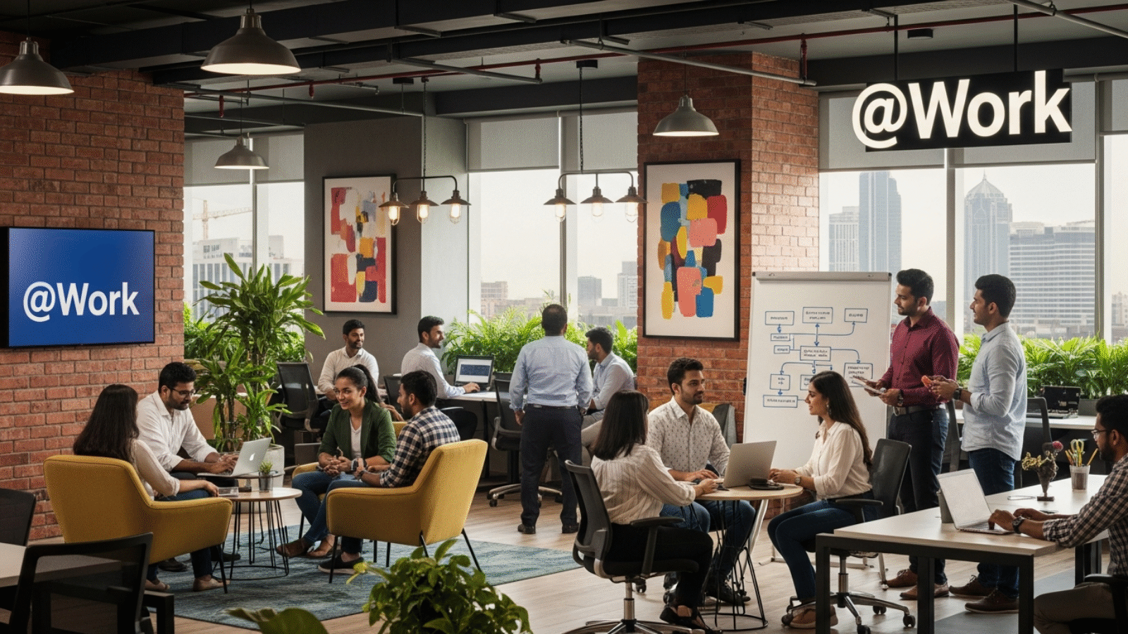 @Work Is the Best Shared Work Space in Gachibowli