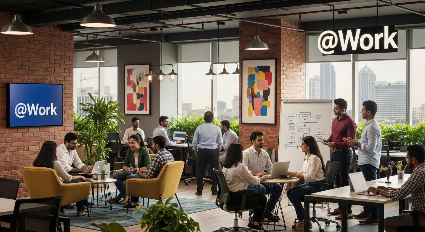 @Work Is the Best Shared Work Space in Gachibowli