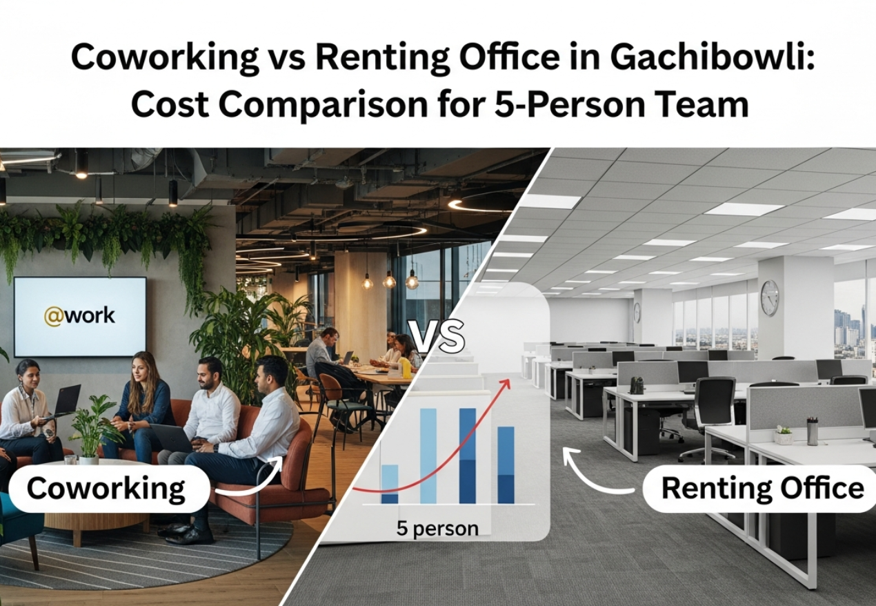 Coworking vs Renting Office in Gachibowli
