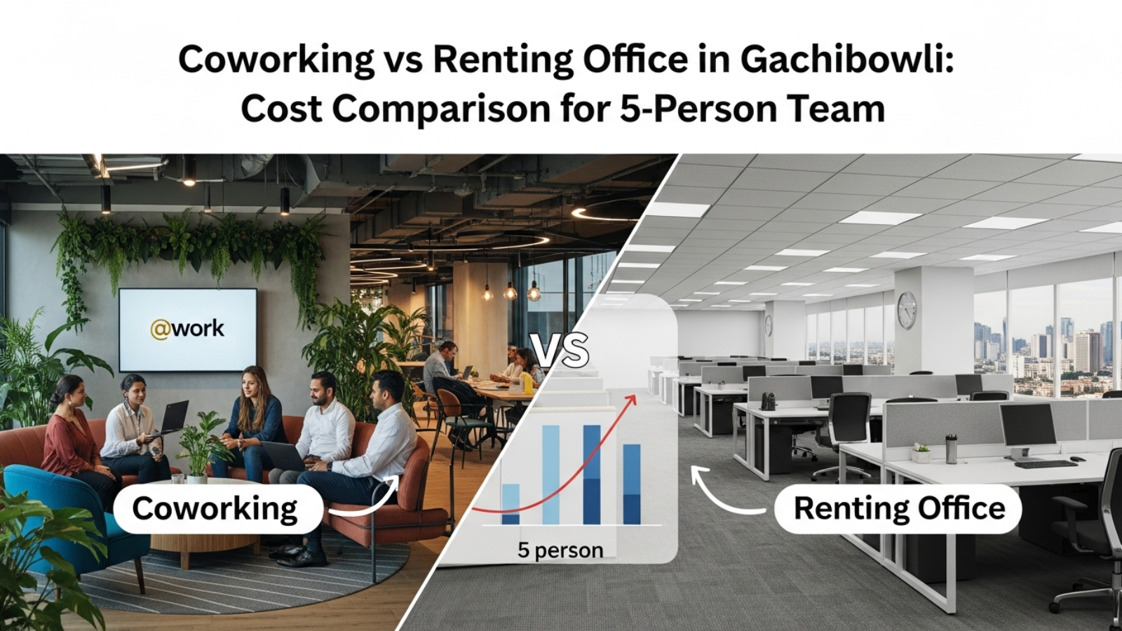 Coworking vs Renting Office in Gachibowli