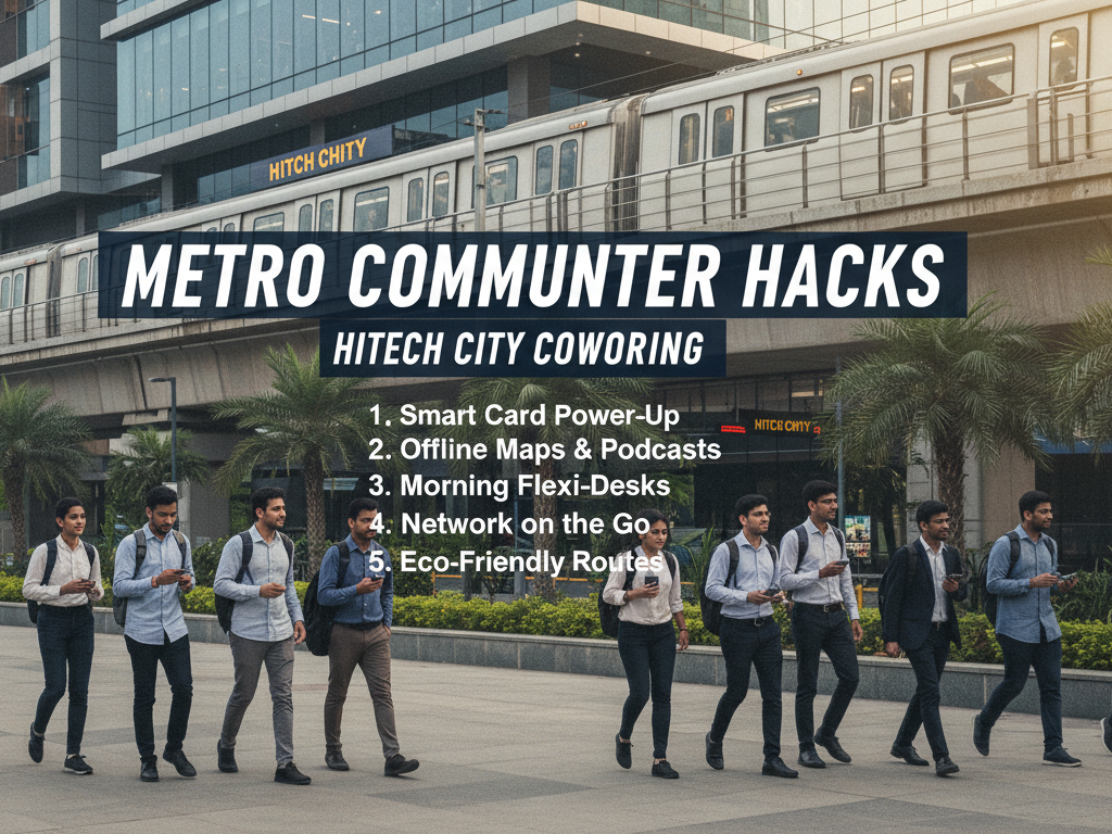Tips for Metro Commuters Using Hitech City Coworking
