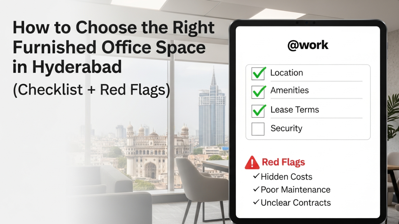 Furnished office space check list