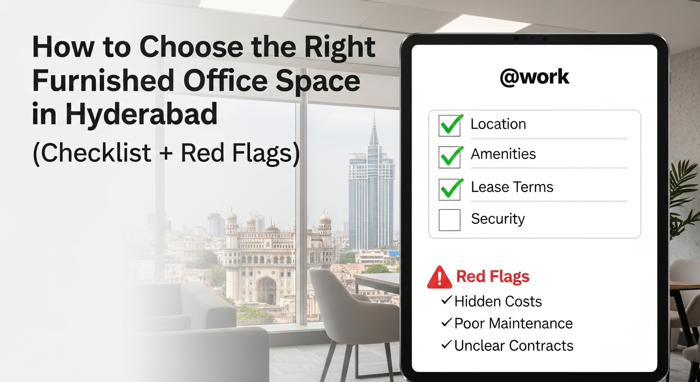 Furnished office space check list
