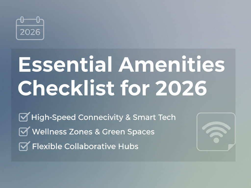 Essential Amenities Checklist for 2026
