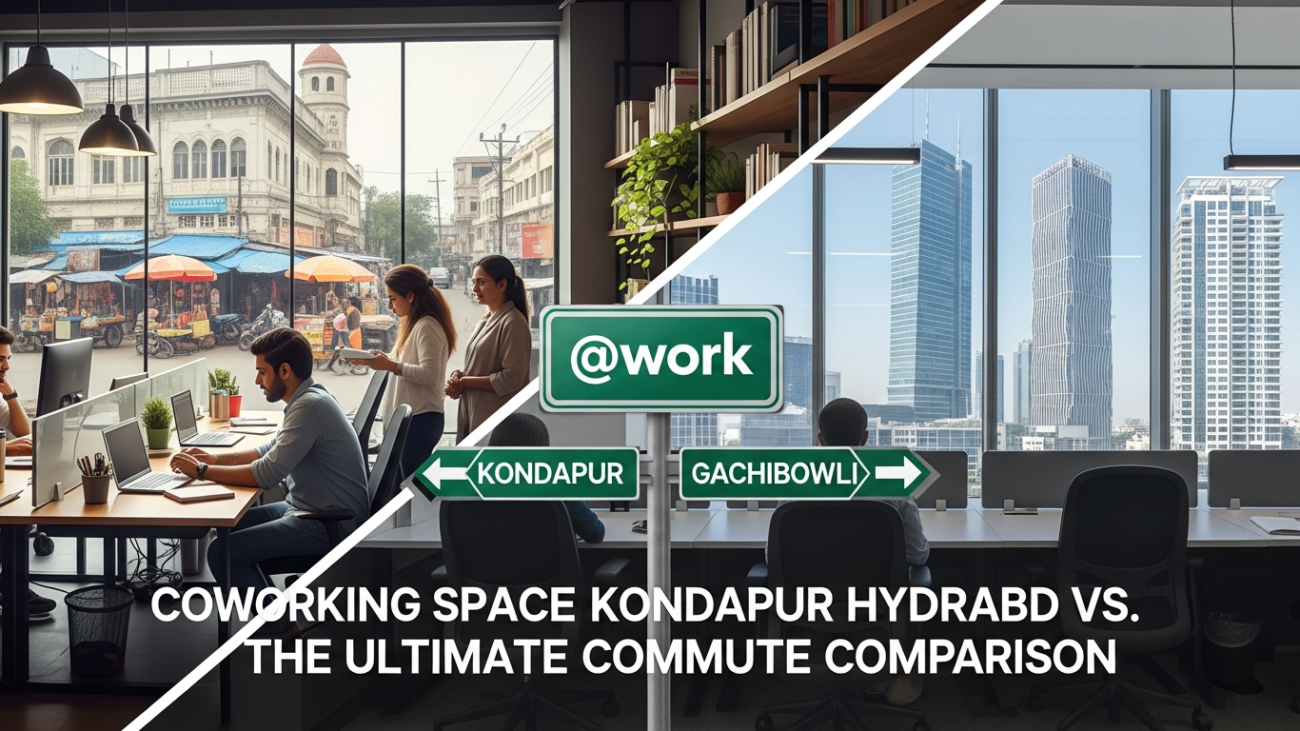 Coworking Space Kondapur Hyderabad vs. Gachibowli