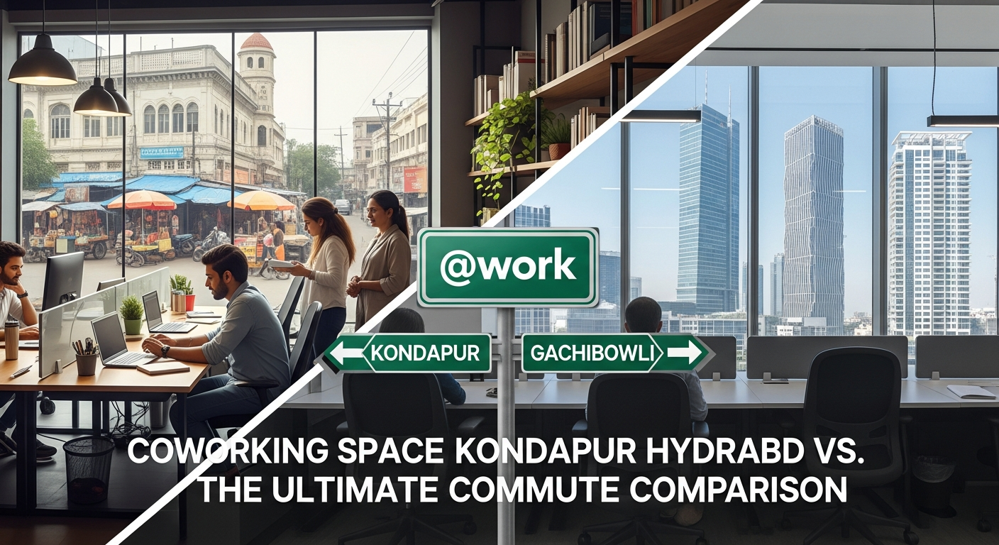 Coworking Space Kondapur Hyderabad vs. Gachibowli