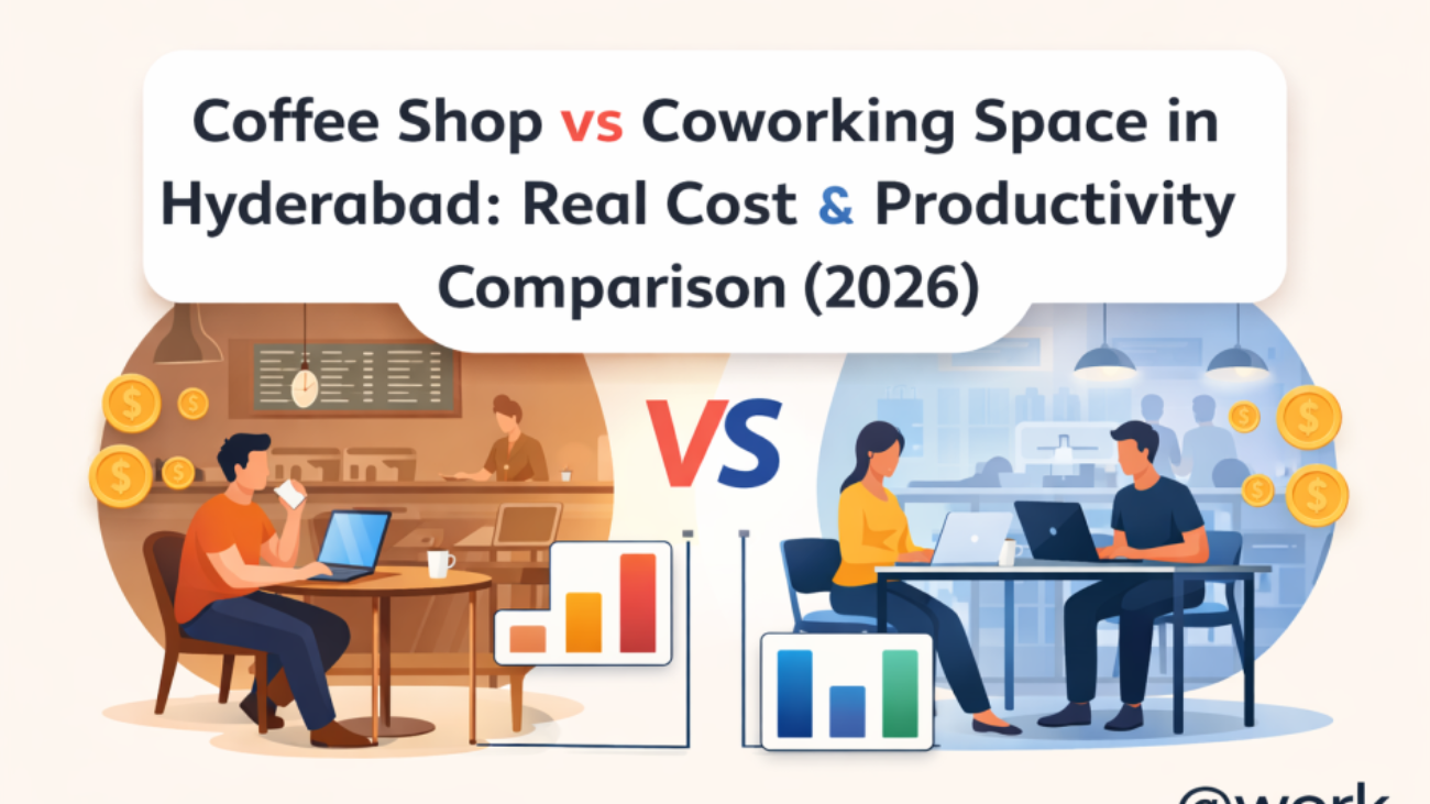 Coffee Shop vs Coworking Space in Hyderabad