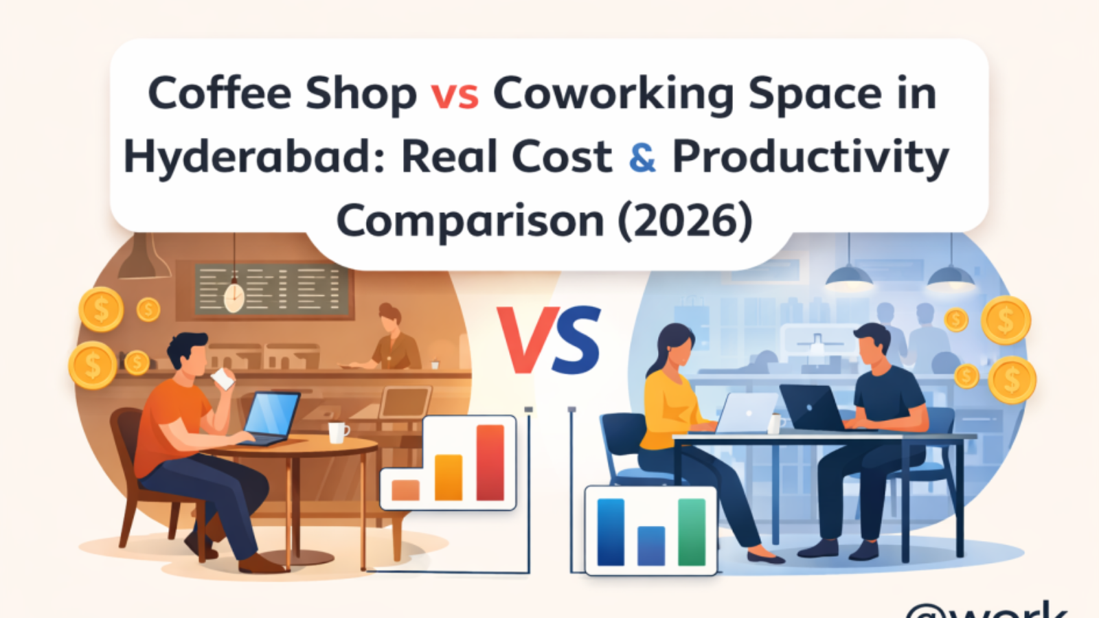 Coffee Shop vs Coworking Space in Hyderabad