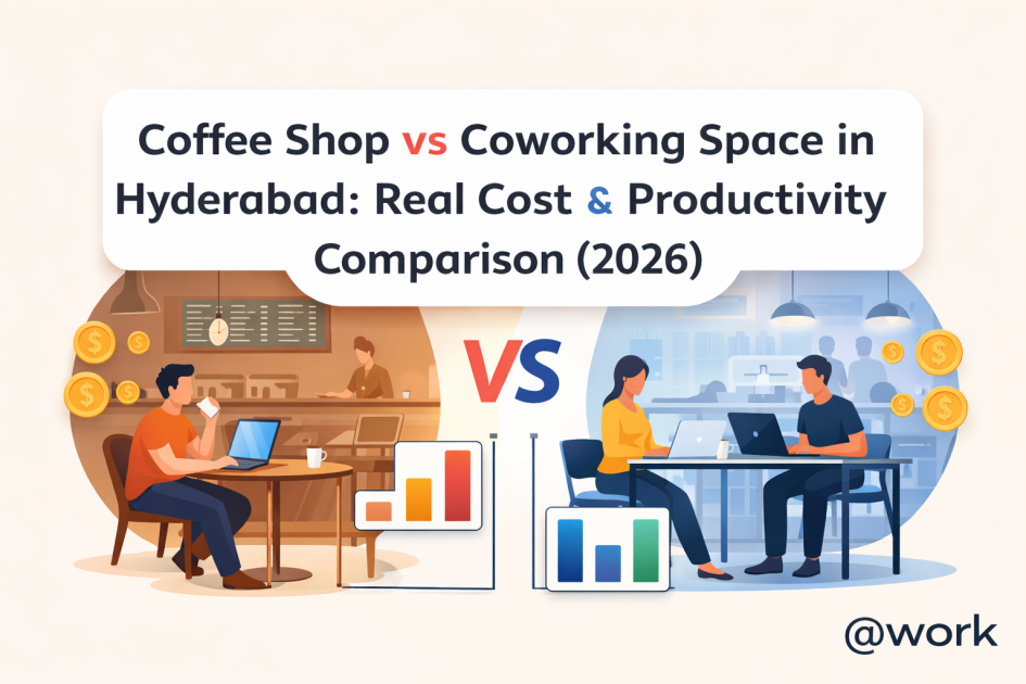 Coffee Shop vs Coworking Space in Hyderabad