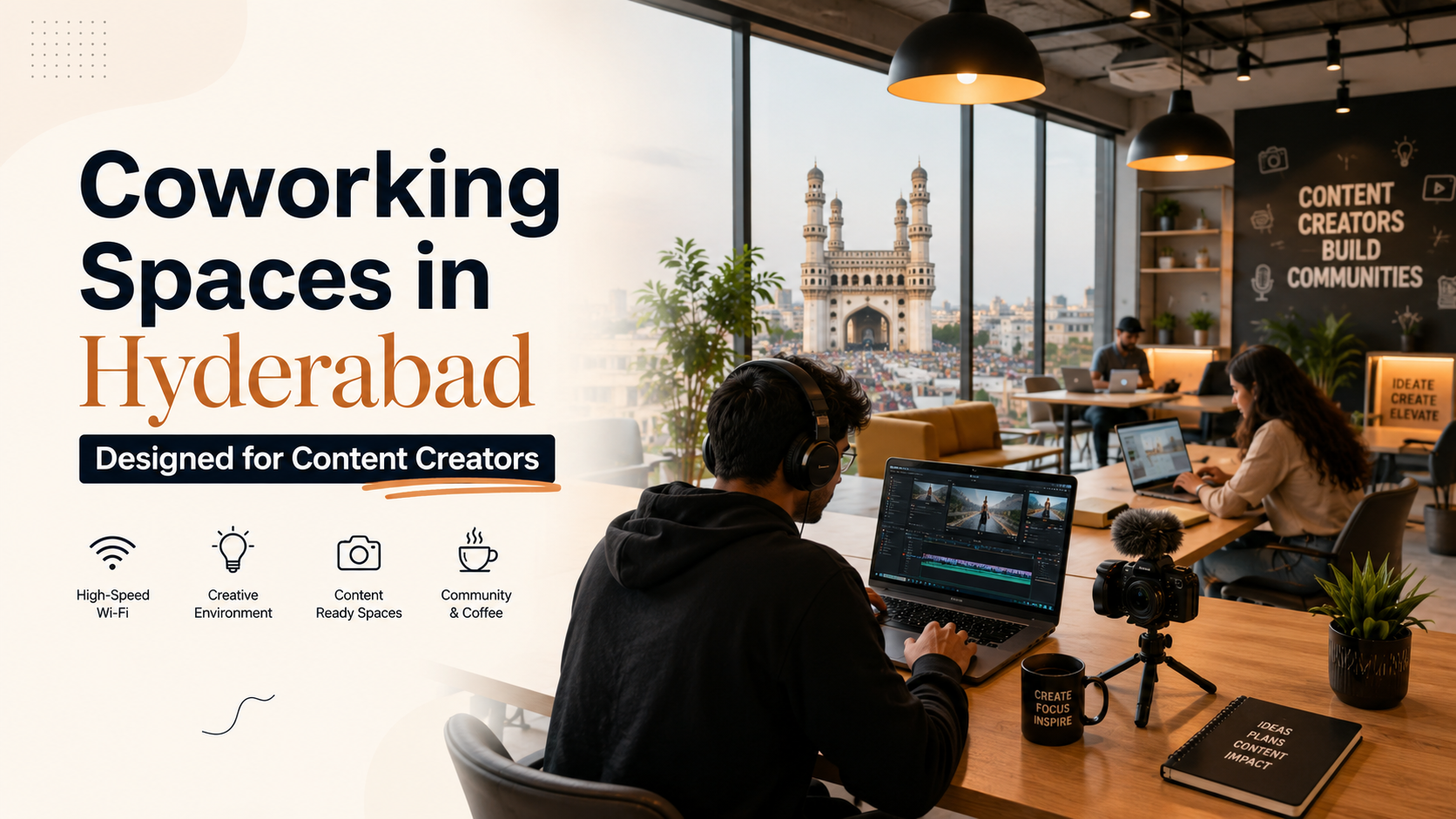 Coworking Spaces in Hyderabad Designed for Content Creators