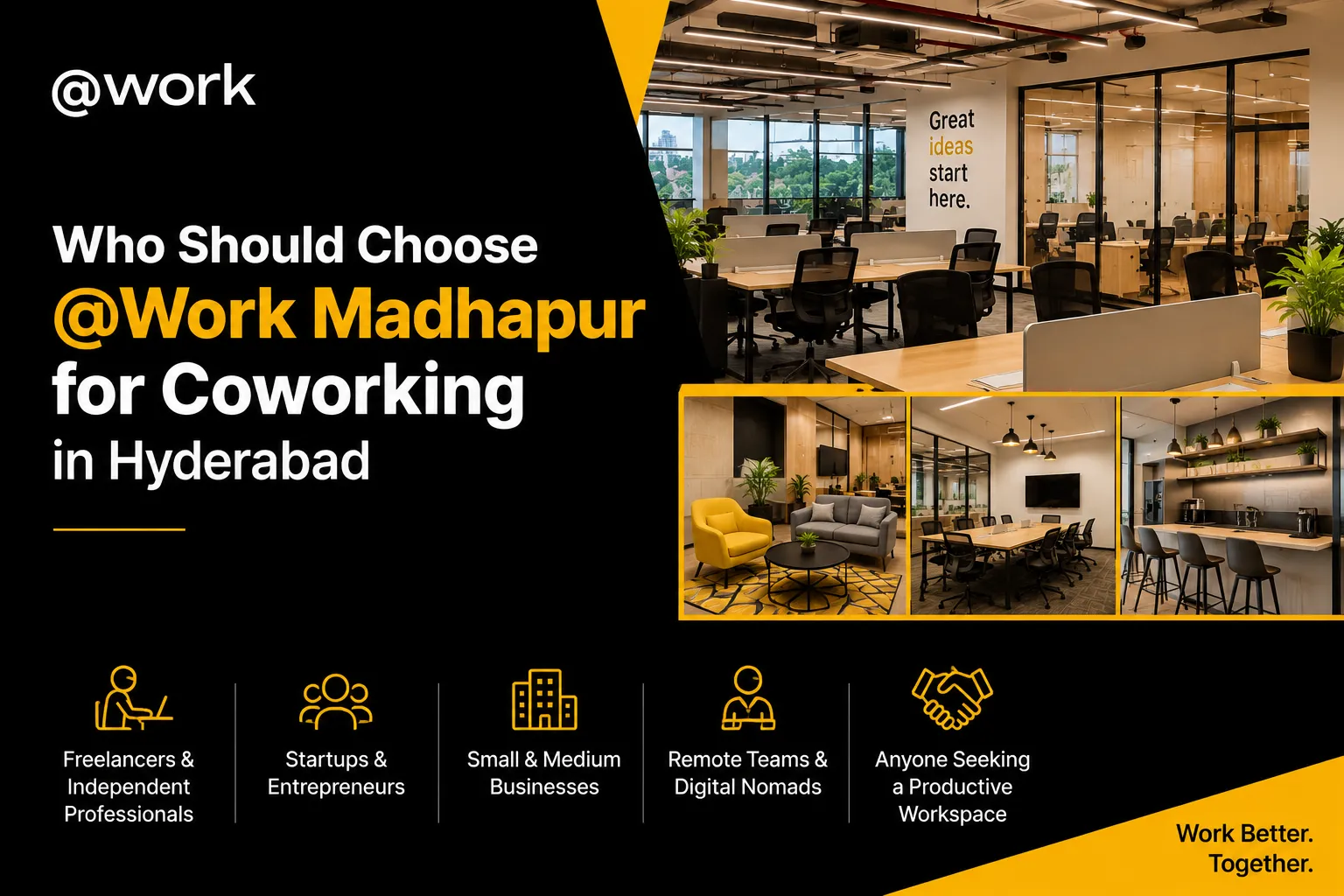 @Work Madhapur for Coworking in Hyderabad