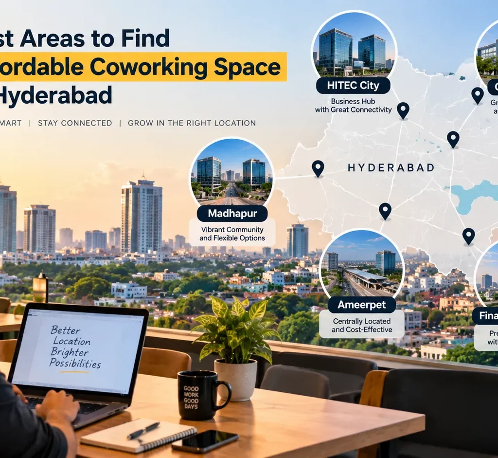 Best Areas to Find Affordable Coworking Space in Hyderabad